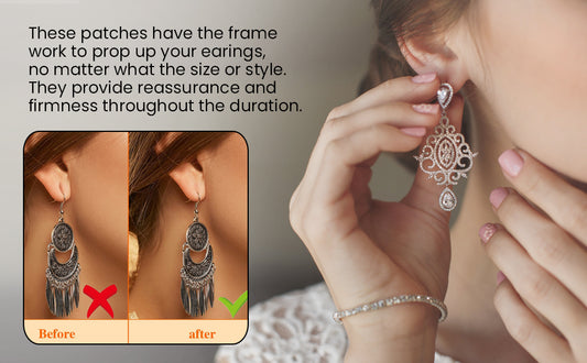 Premium Earlobe Patches ✅ 50 Patches + 50 Patches FREE (100 piece)