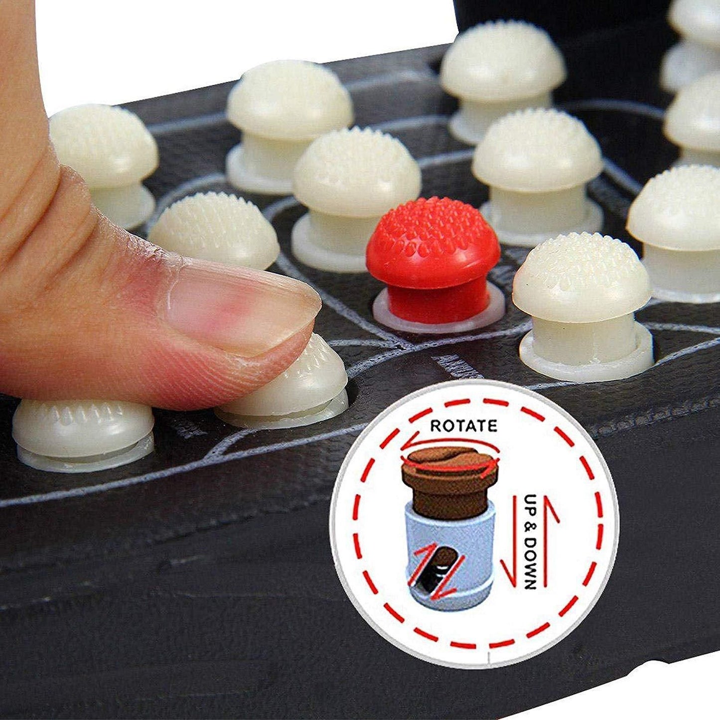 Spring Acupressure and Magnetic Therapy Slippers