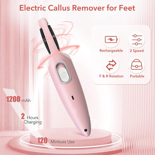 Electronic Cordless Pedicure Callus Dead Skin Remover Polishing Tool